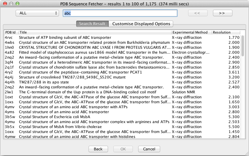 PDB sequence fetcher (introduced in Jalview 2.9)