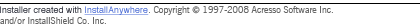 Installer created with InstallAnywhere(tm) by Acresso (c) 1997-2008 www.Acresso.com