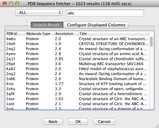PDB sequence fetcher (introduced in Jalview 2.9)